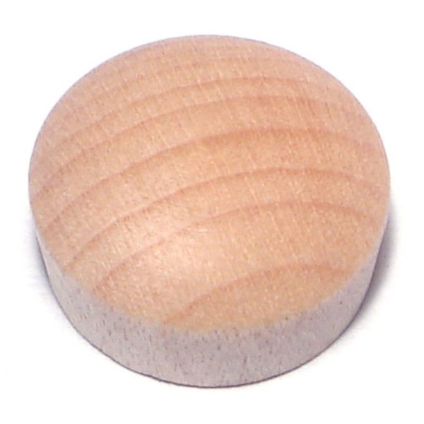 Midwest Fastener 1/2" Birch Wood Round Head Plugs 100PK 08891